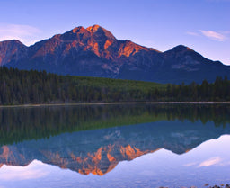 Mountain/Lake Scene Wall Decal Poster