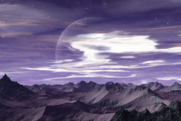 Mystery Planet Wall Decal Poster