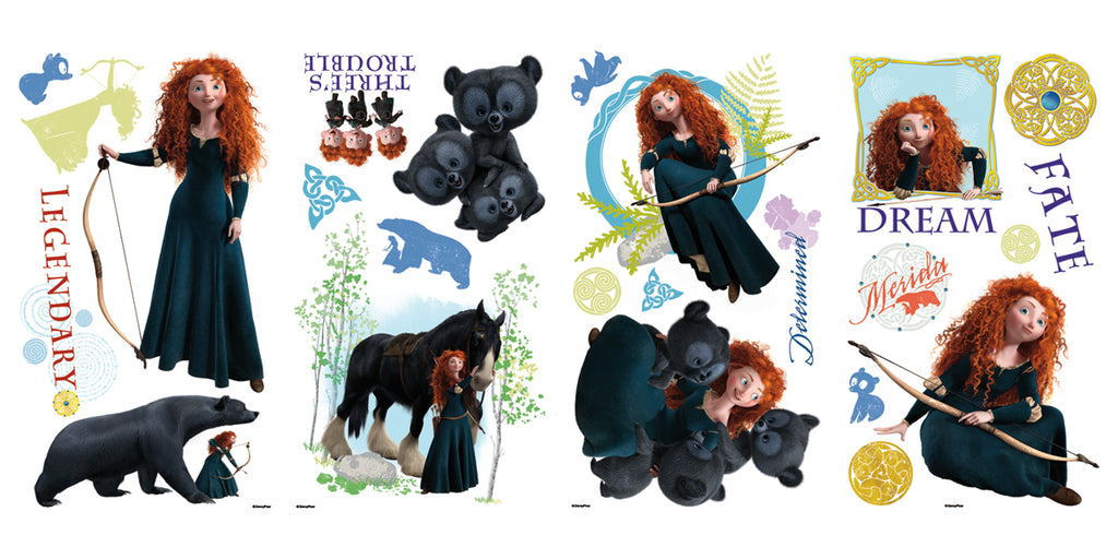 Disney "Brave" Wall Decals - CUSTOMER RETURNED CLEARANCE