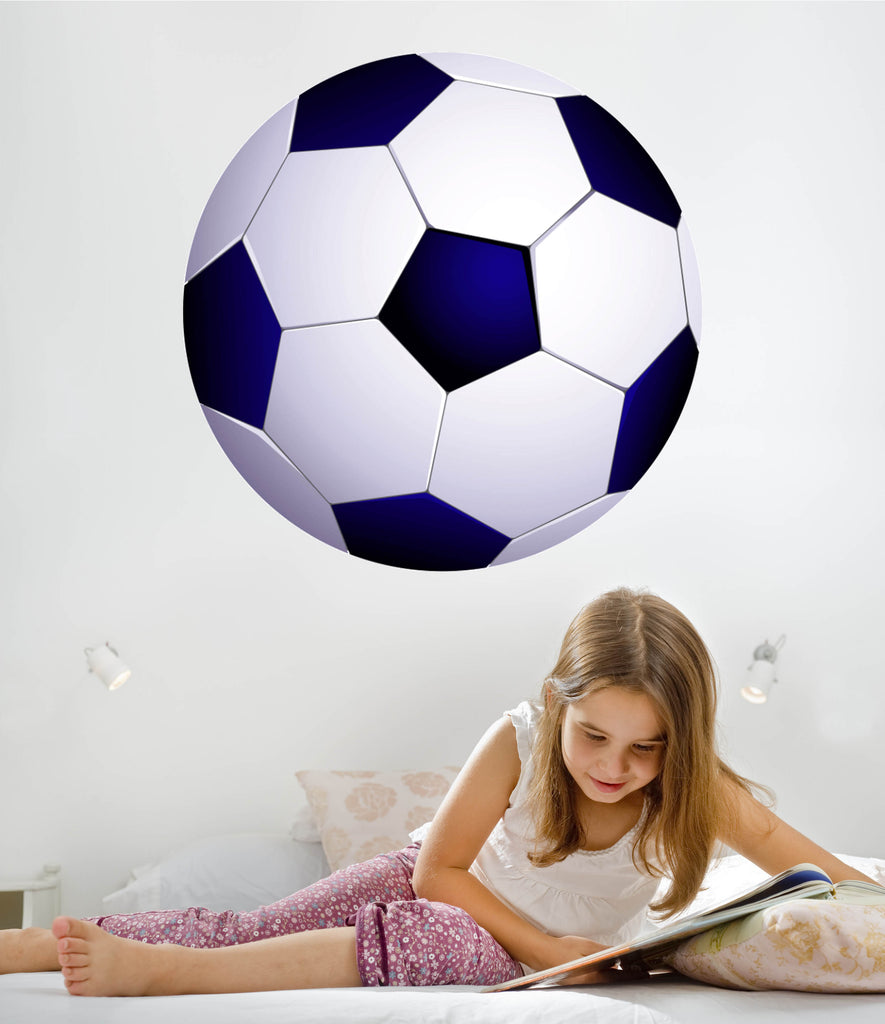 Soccer Ball I Wall Decal Cutout Installed