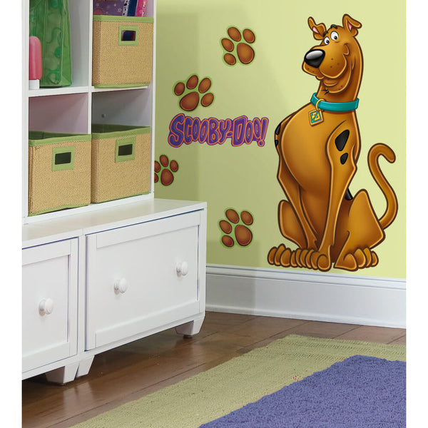 Wallhogs Scooby Doo Giant Wall Decal Installed