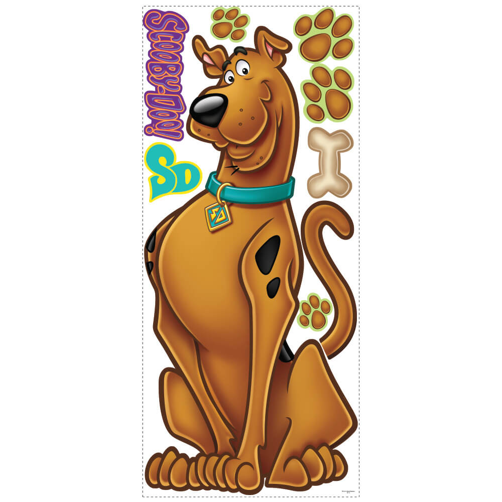 Wallhogs Scooby Doo Giant Wall Decal Printed Sheet