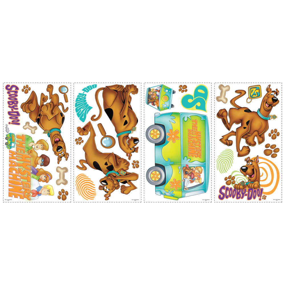 Wallhogs Scooby Doo Wall Decals Printed Sheet