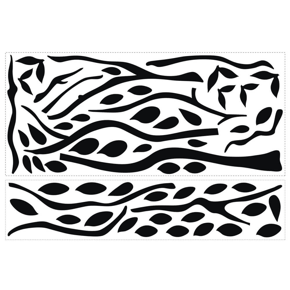 Silhouette Tree Wall Decal Printed Sheet