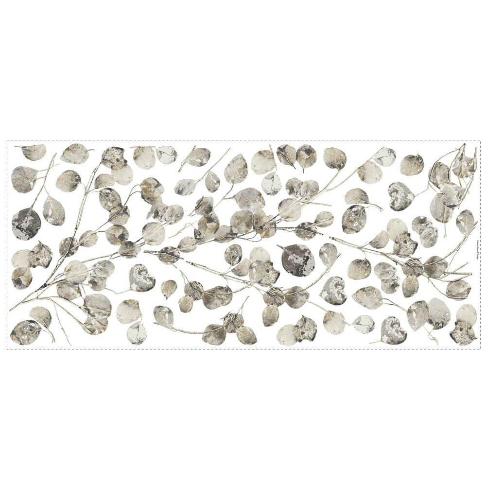 Silver Dollar Branch Wall Decal Printed Sheet