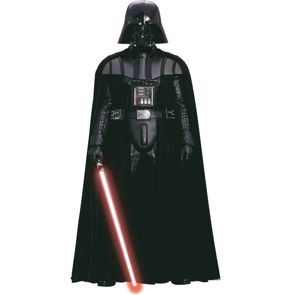 Star Wars Darth Vader Wall Decal Assembled