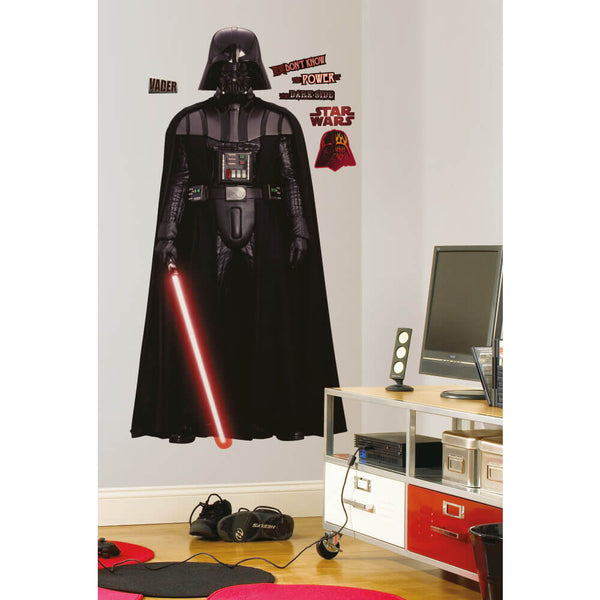 Star Wars Darth Vader Wall Decal Installed