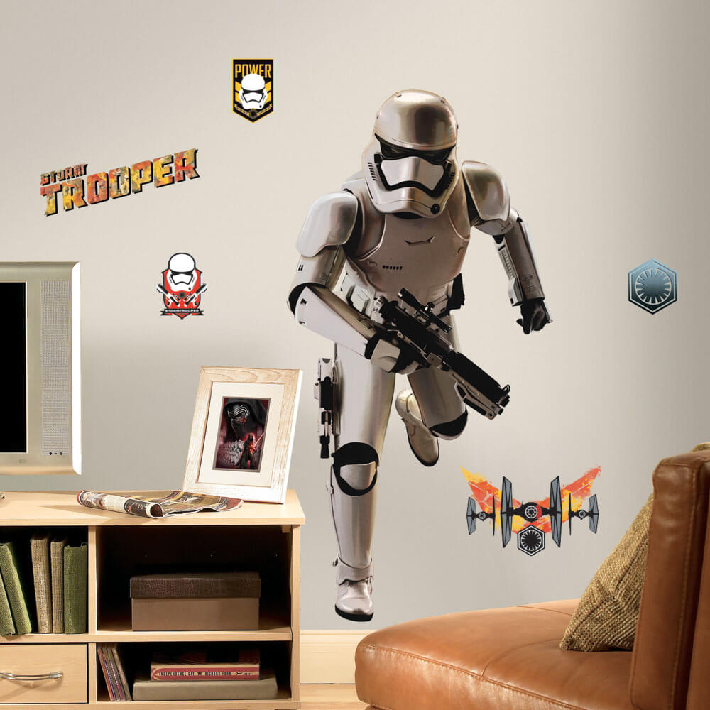 Star Wars Stormtrooper Wall Decal Installed