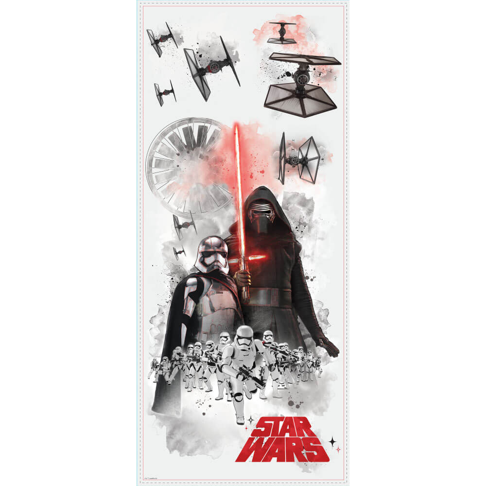 "tar Wars The Force Awakens Villain Wall Decals Printed Sheet