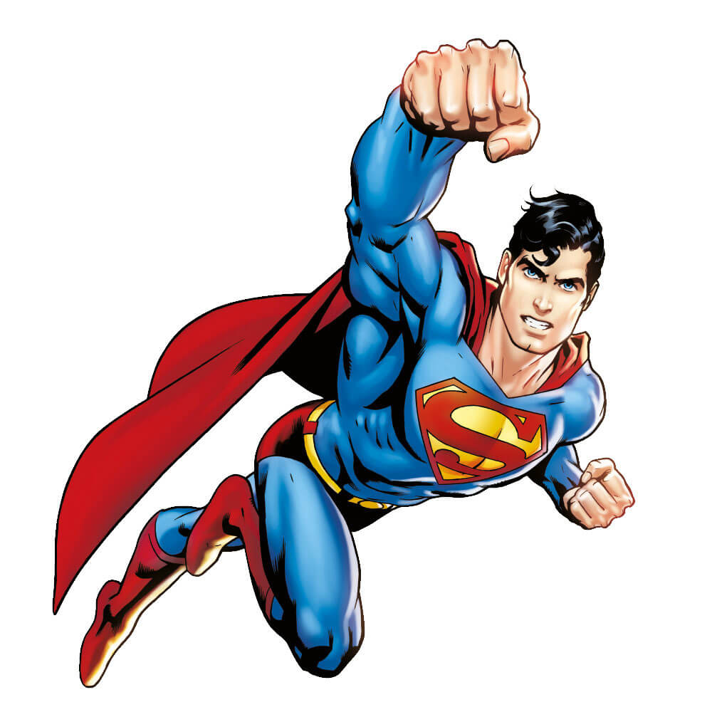 DC Comics Superman Day of Doom Wall Decal Assembled