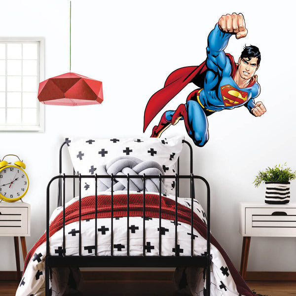 DC Comics Superman Day of Doom Wall Decal Installed