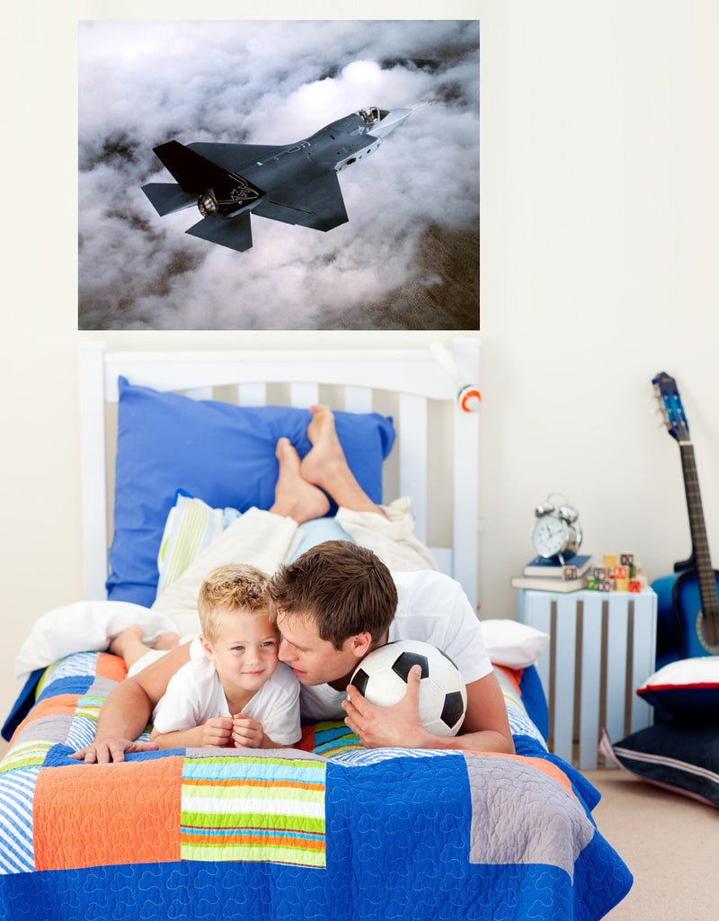 Lockheed Martin X-35C Wall Decal Poster Installed