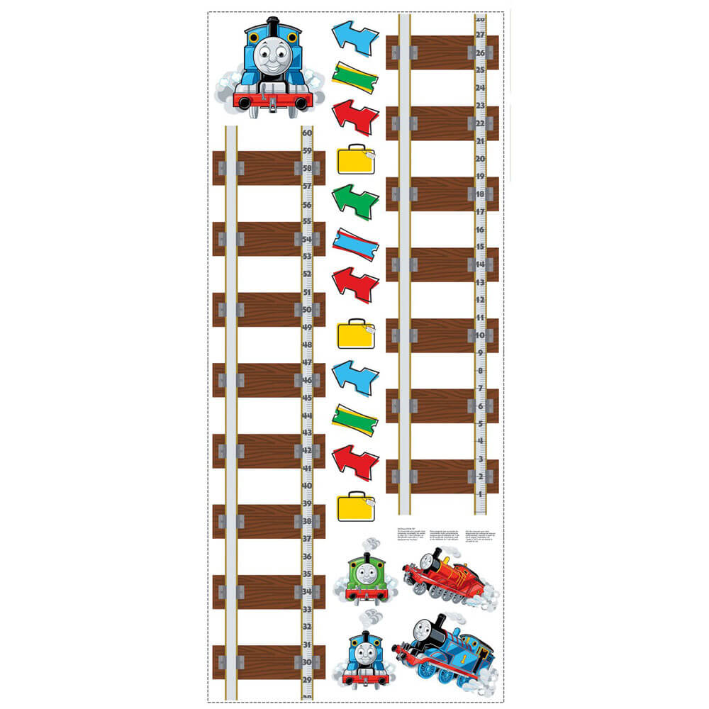 Thomas & Friends Wall Decal Growth Chart Printed Sheet