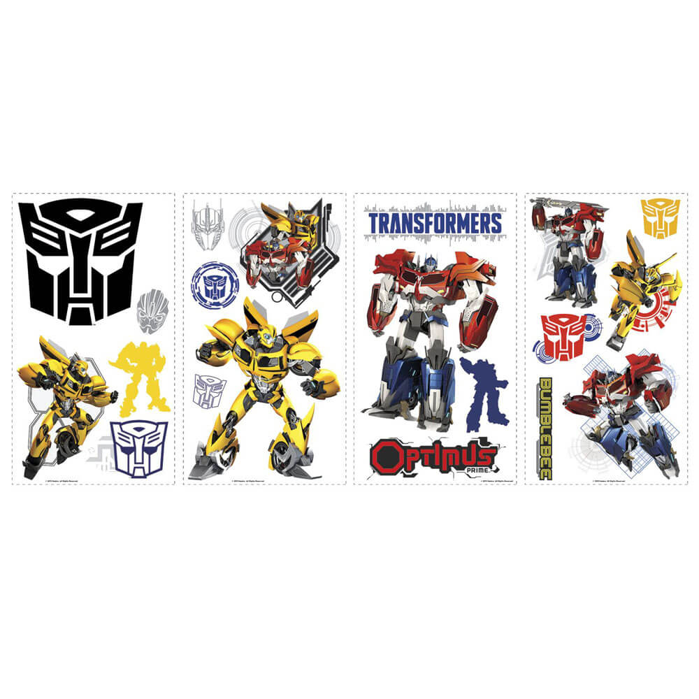 Transformers Age of Extinction Autobots Wall Decals Printed Sheet