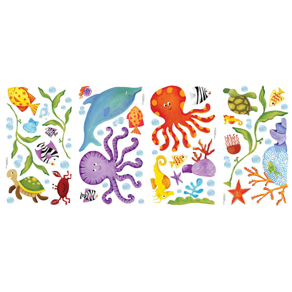 Under the Sea Wall Decals Printed Sheet