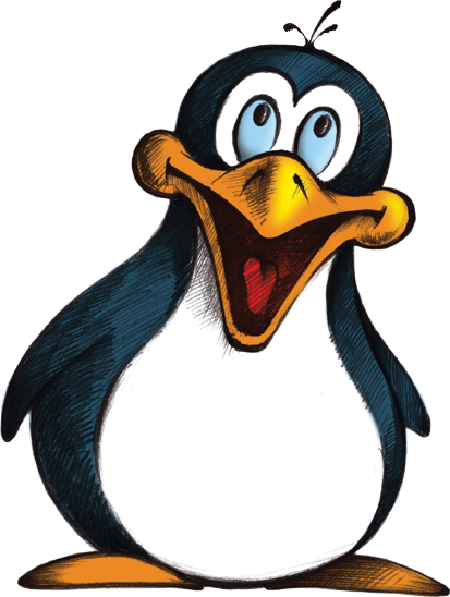 Penguin Wall Decal Cutout