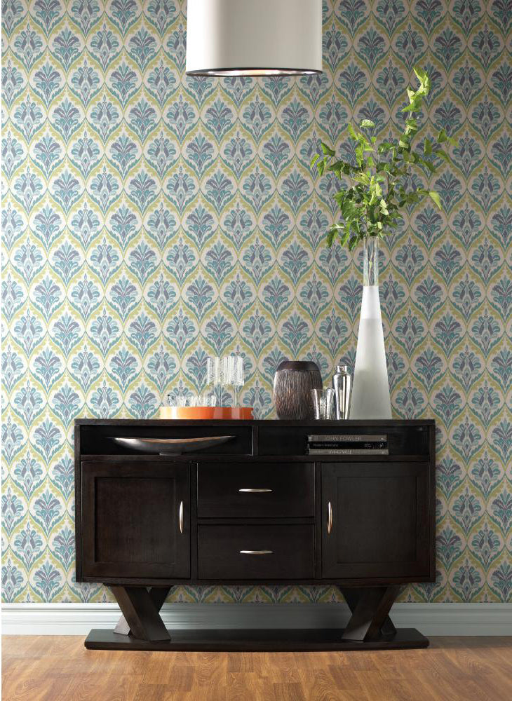 Carey Lind Designs "Basilica" Wallpaper Installed