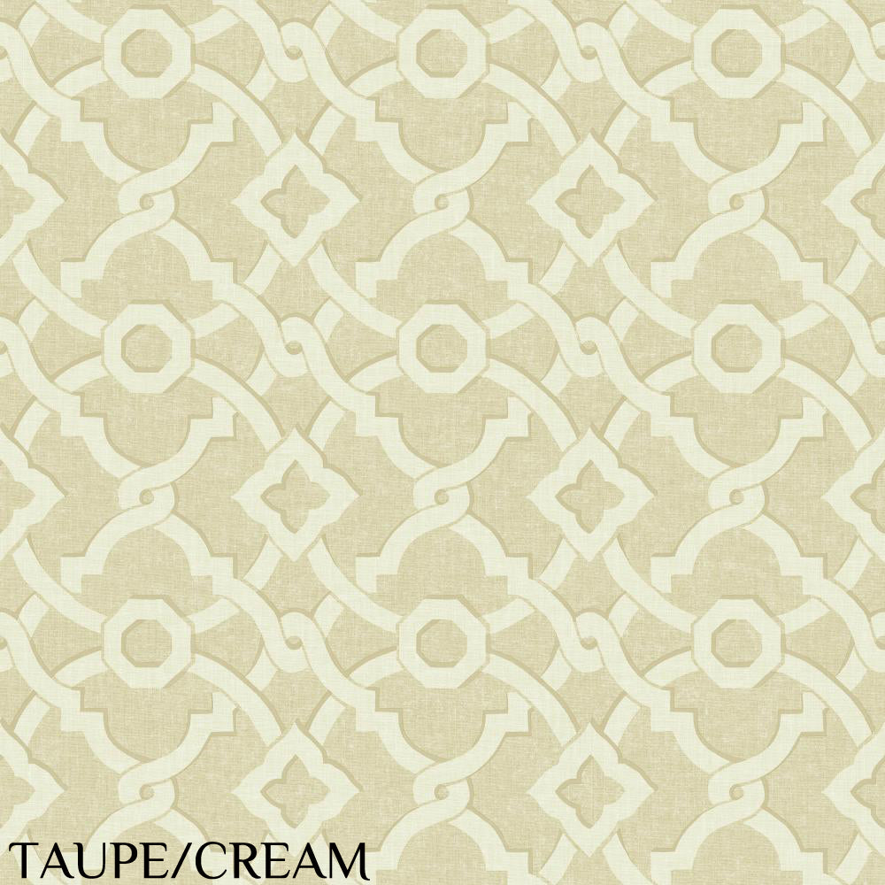 Waverly "Artistic Twist" Taupe Wallpaper