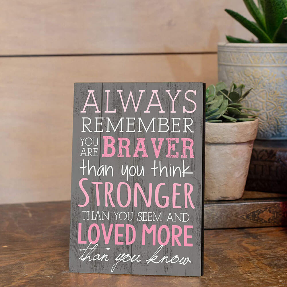 Always Remember Wall Plaque Displayed