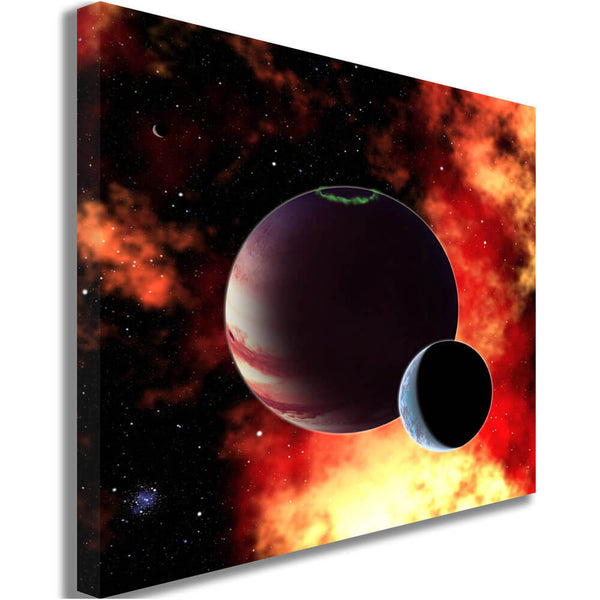 Fiery Birth Canvas Print