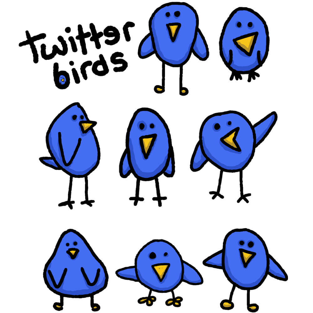 Tweet Birds Wall Decals