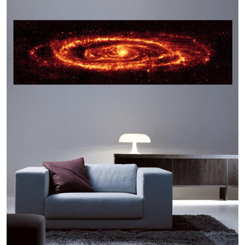 Wallhogs Andromeda Galaxy Wall Decal Installed