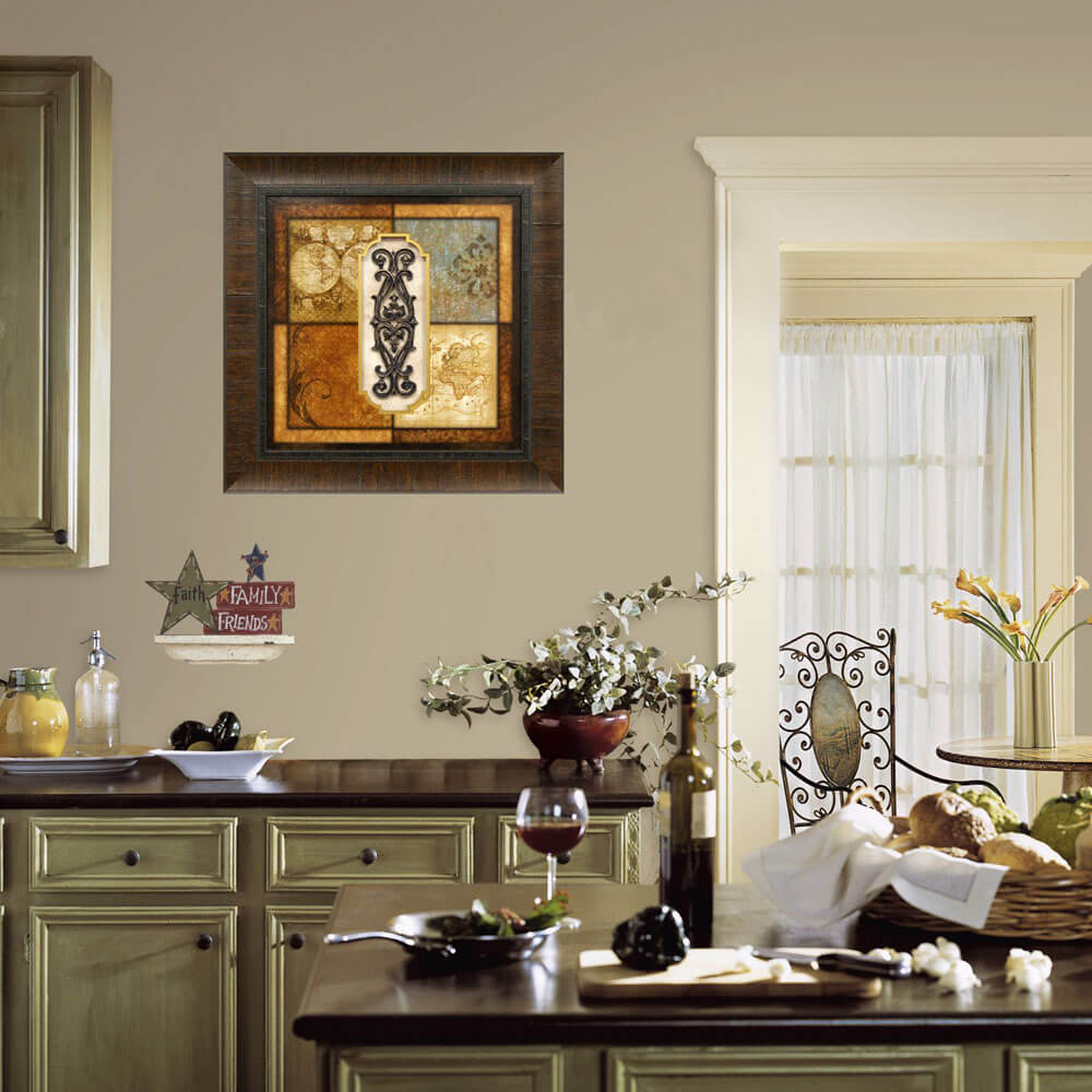 Artifact Globe Framed Art Installed