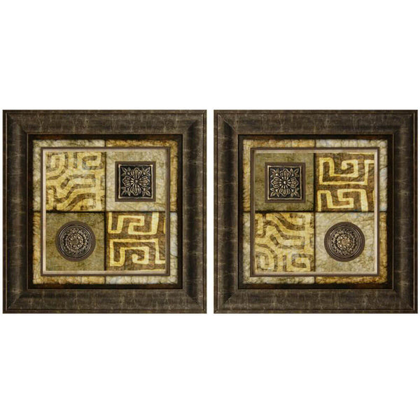 Artifact MudCloth Framed Art Set