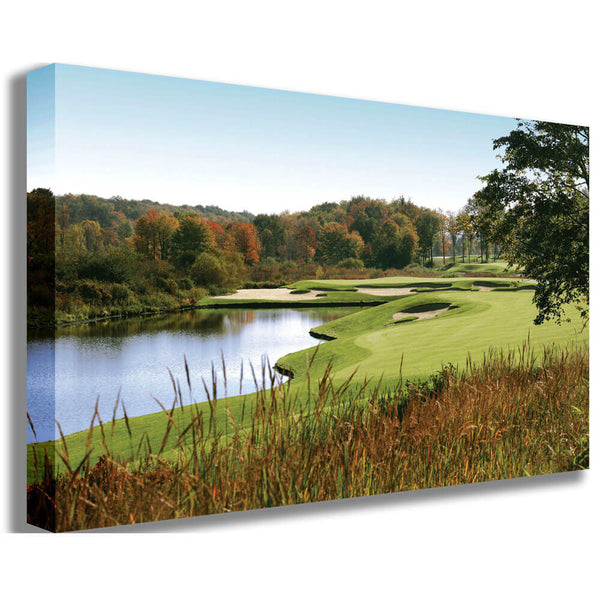 Autumn Golf Canvas Print