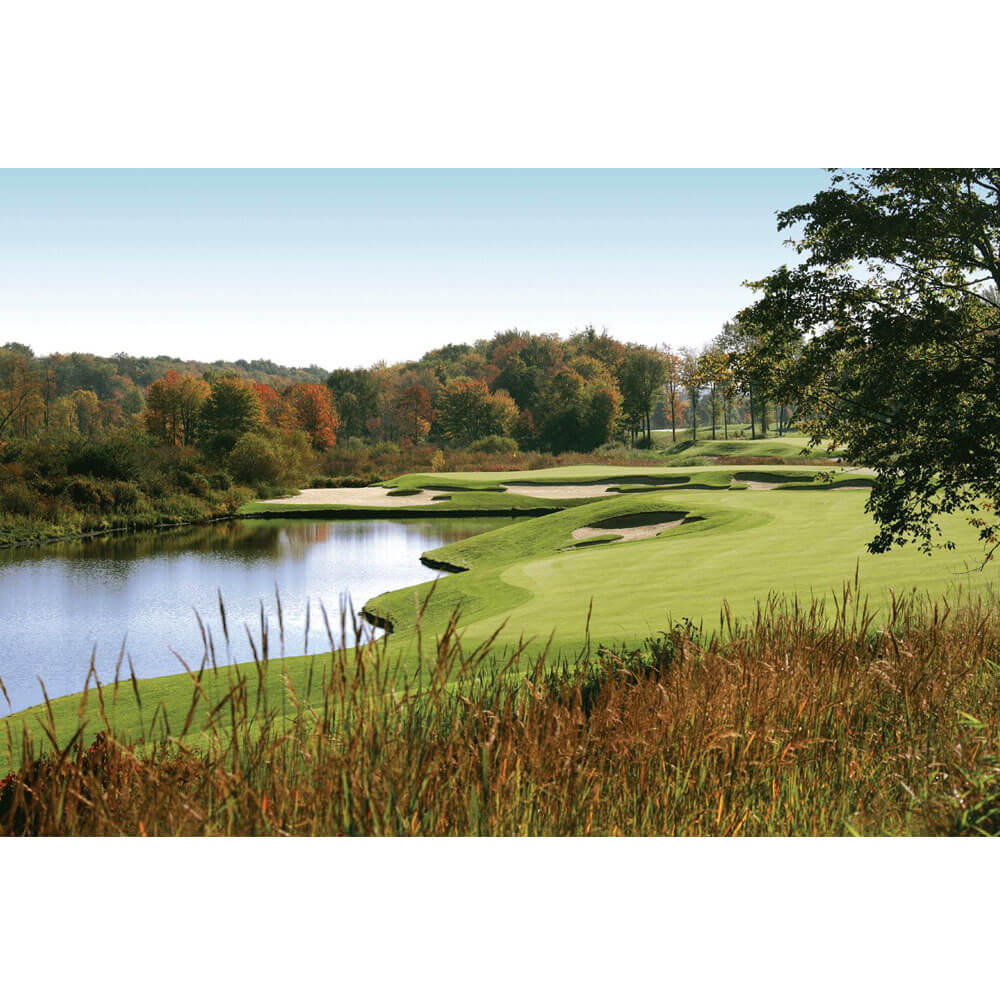 Autumn Golf Glossy Poster