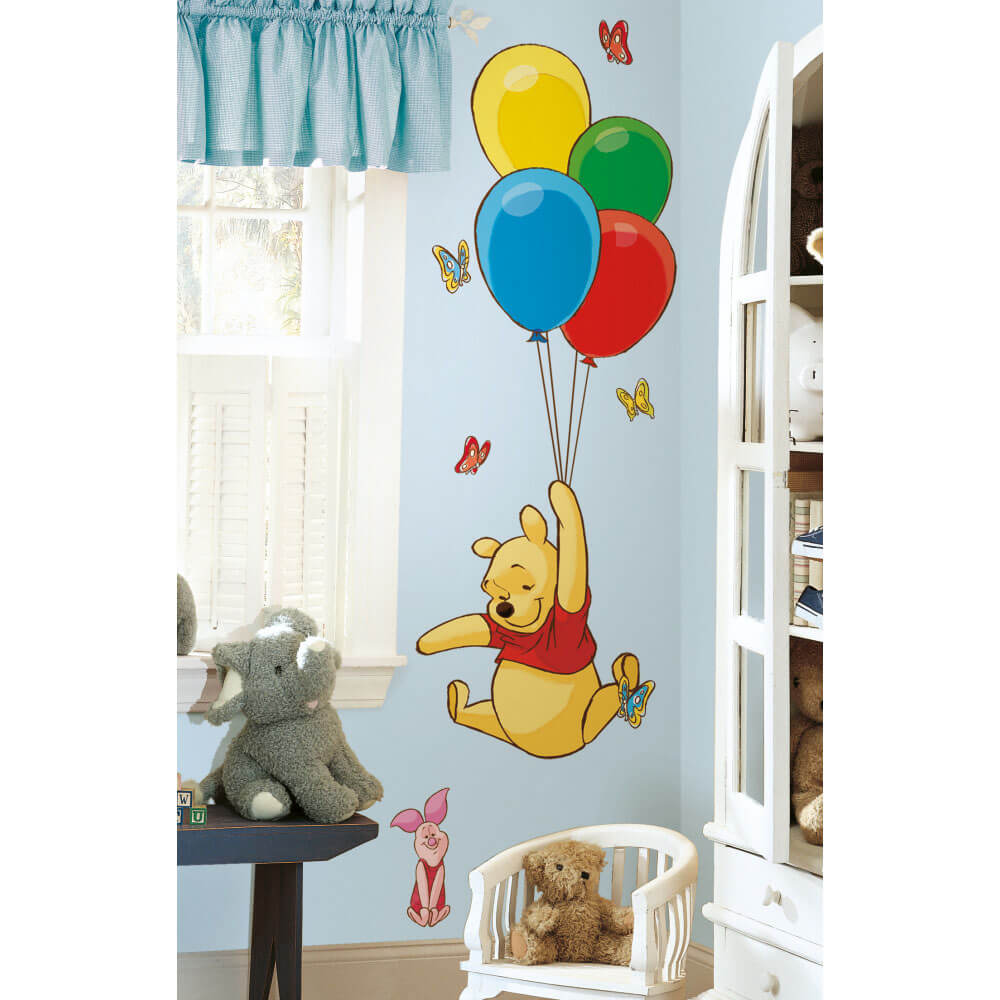 Disney Pooh & Piglet Wall Decals Installed2