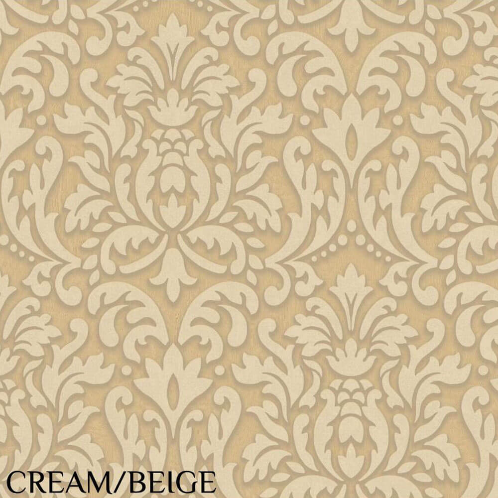 Antonine Vella Dimensional Effects-Adele Cream Beige Wallpaper