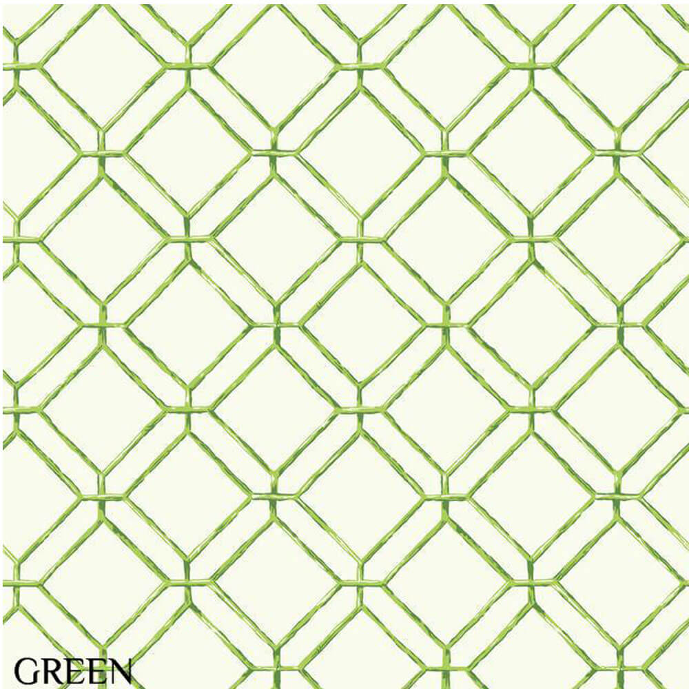 Ashford House Green Diamond Bamboo Wallpaper