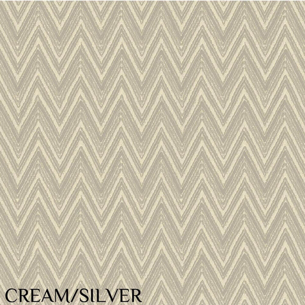 Antonine Vella Dimensional Effects-Ciri Cream Silver Wallpaper 