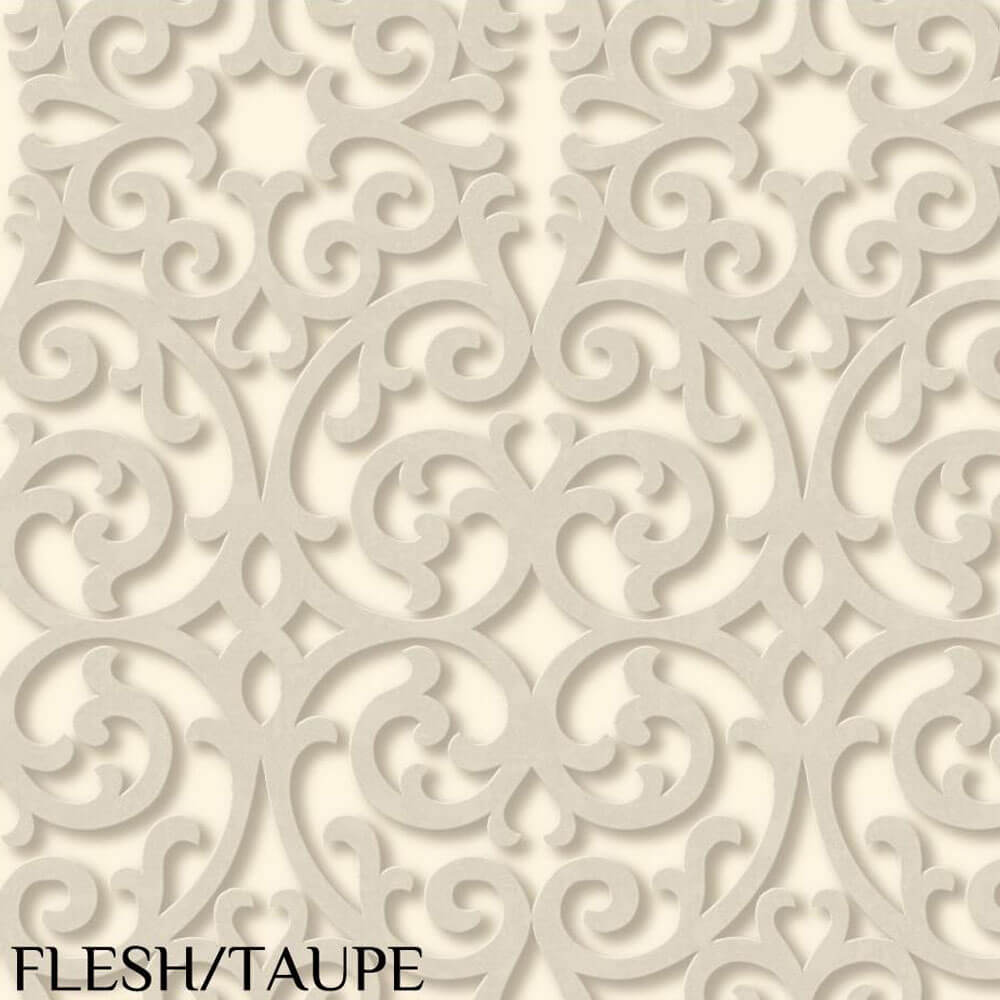 Antonine Vella Dimensional Effects-Fortuna Flesh Taupe Wallpaper