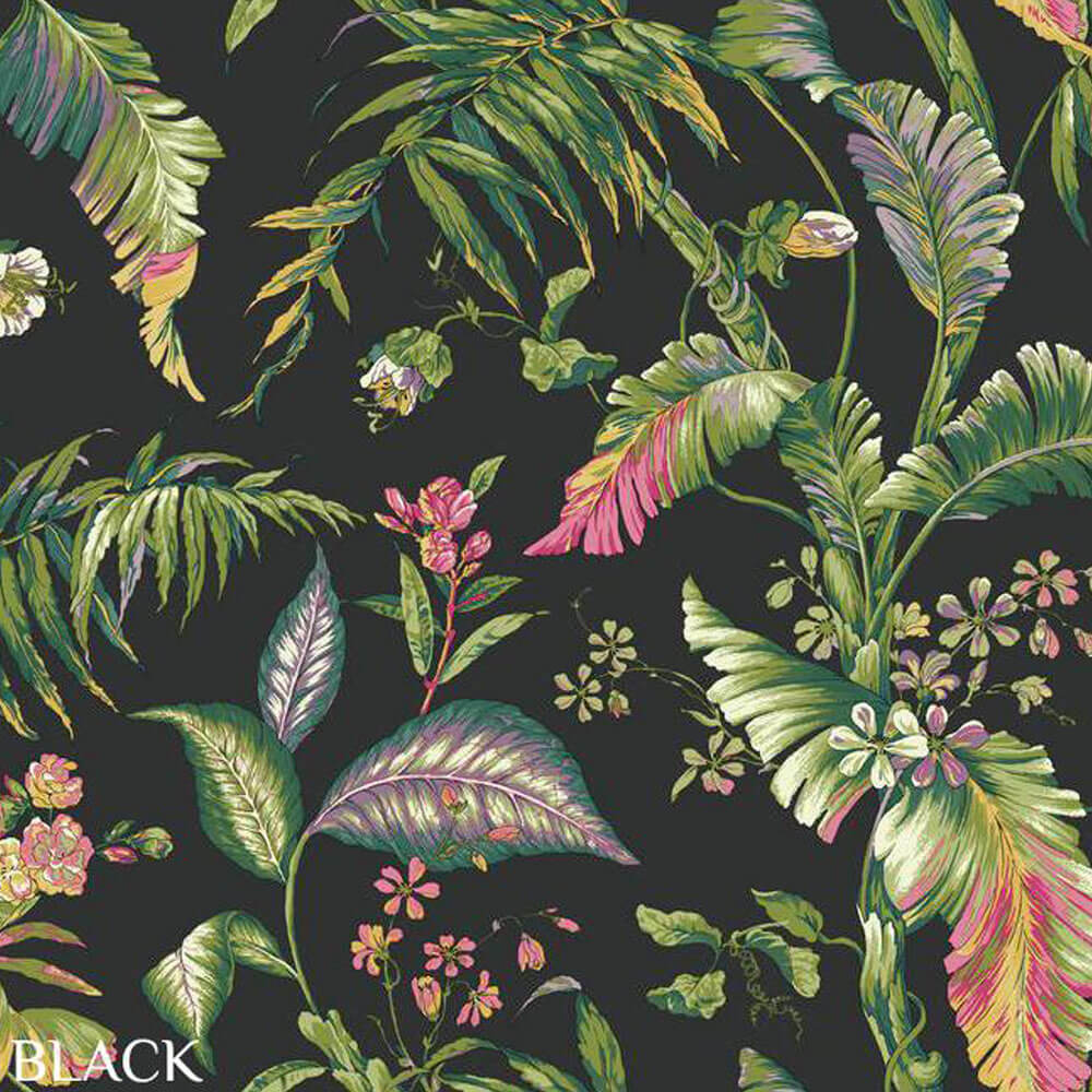Ashford House Black Fiji Garden Wallpaper