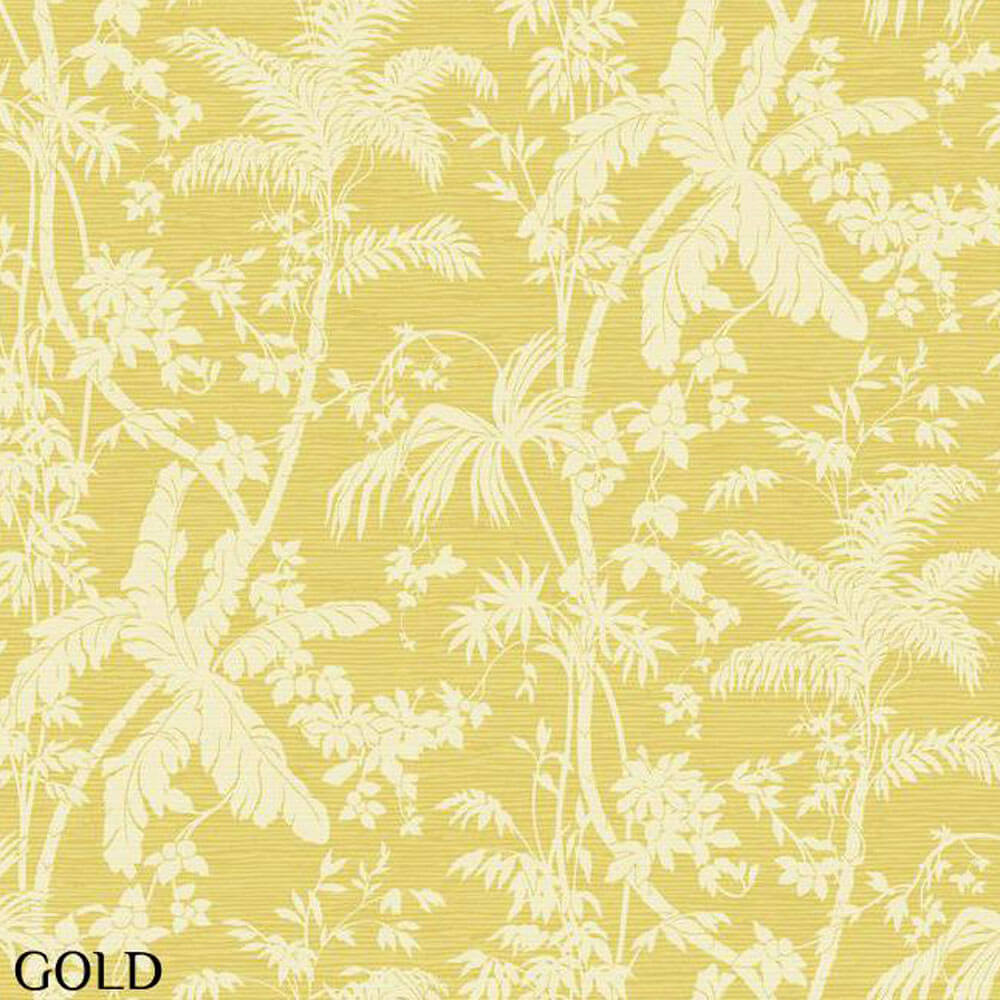 Ashford House Gold Palm Shadow Wallpaper