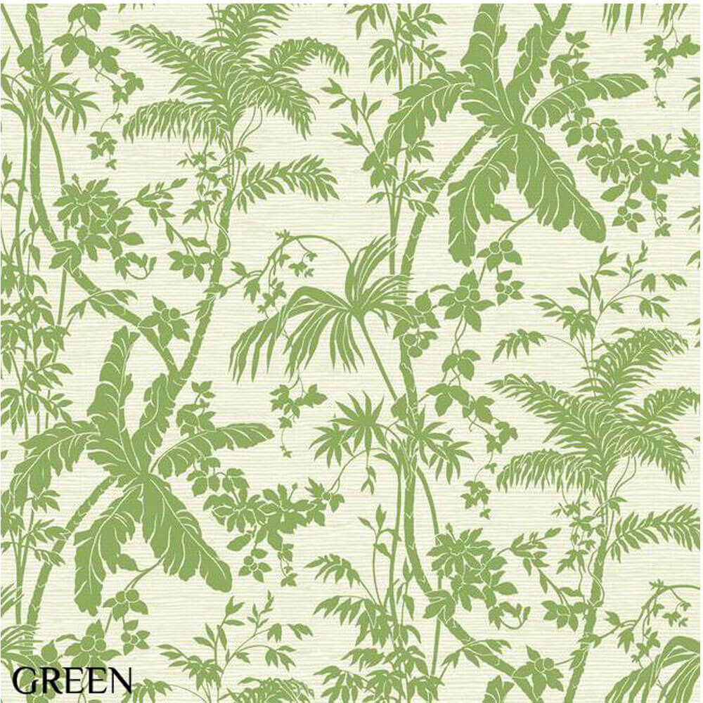 Ashford House Green Palm Shadow Wallpaper