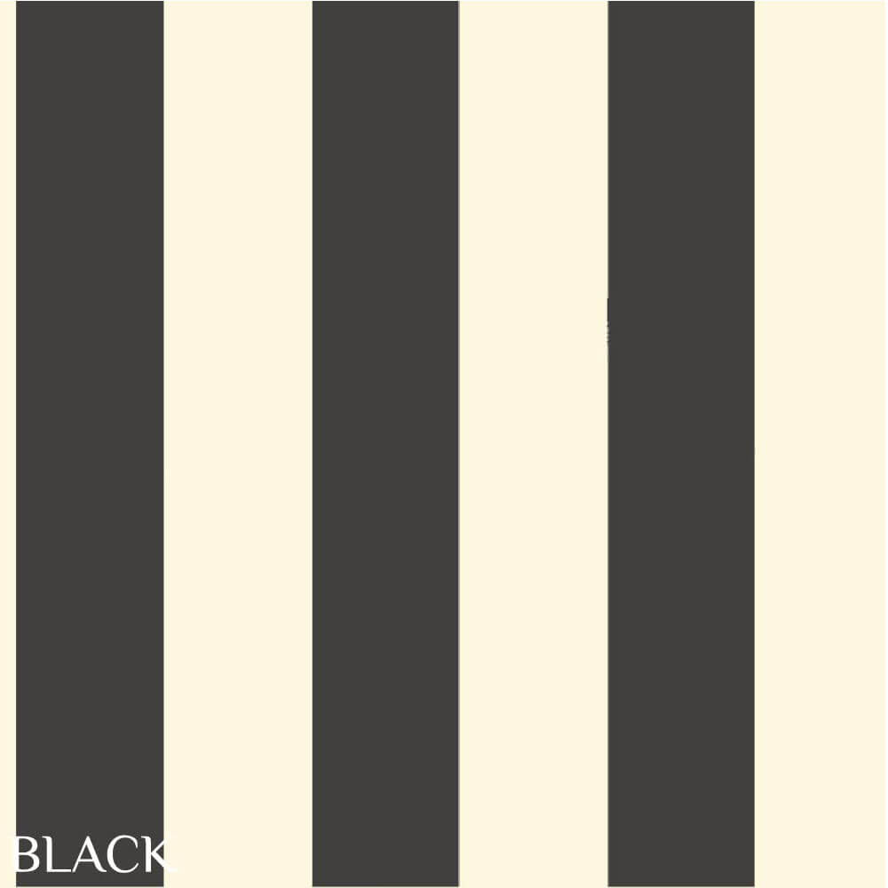 Ashford House Black 3" Stripe Wallpaper