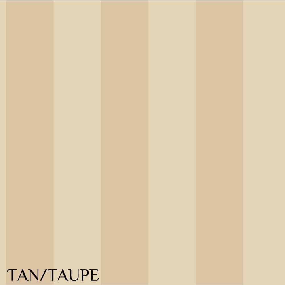 Ashford House Tan & Taupe 3" Stripe Wallpaper