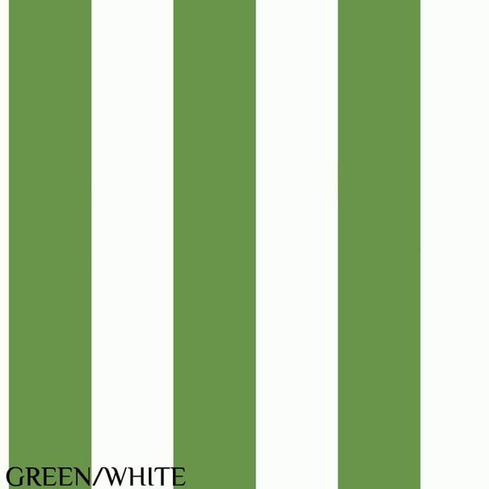 Ashford House Tropics 3 Green & White Stripe Wallpaper