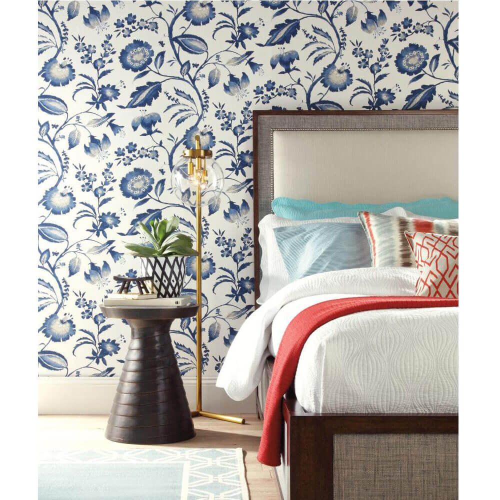 Ashford House Watercolor Jacobean Wallpaper