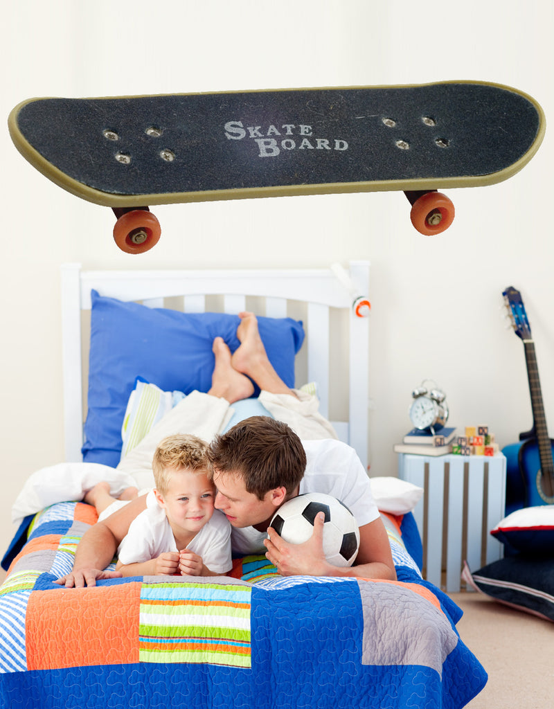 Skateboard I Wall Decal Wall Decal Cutout Installed