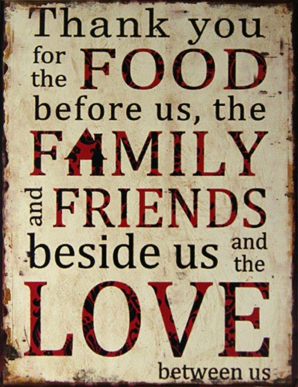 Thank You Metal Sign 10"x13"