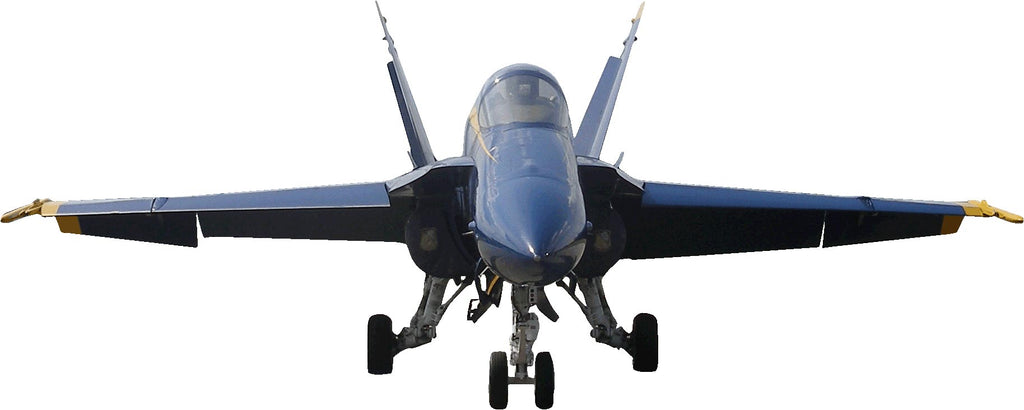 US Navy "Blue Angel" F-18 Hornet Cutout (Nose View)