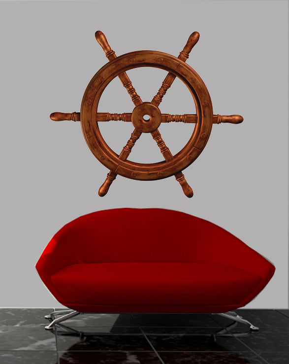 Helm Wall Decal Cutout Installed