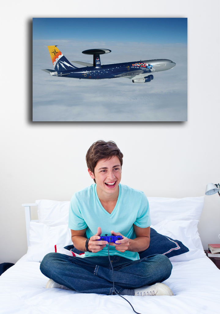 HR 25th Ann. Radar Plane Canvas Installed