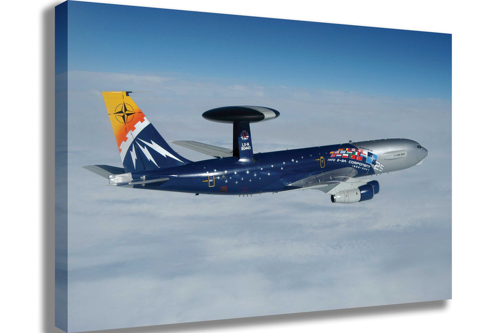 HR 25th Ann. Radar Plane Canvas Printed