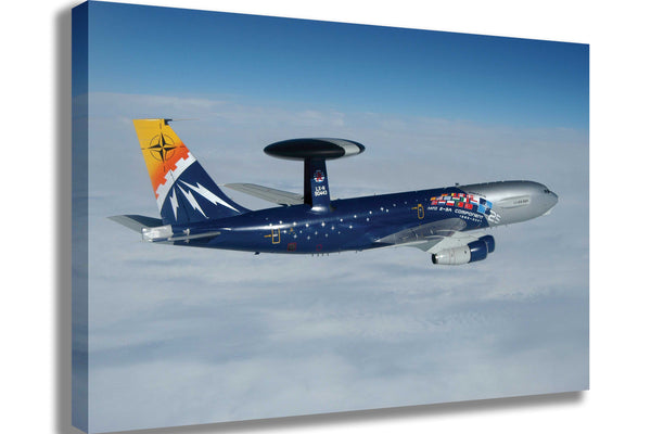 HR 25th Ann. Radar Plane Canvas Printed