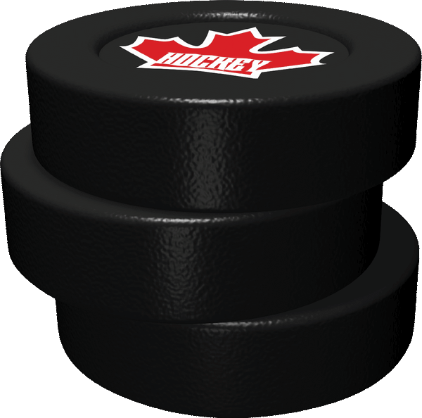 Puck Stack Wall Decal Cutout